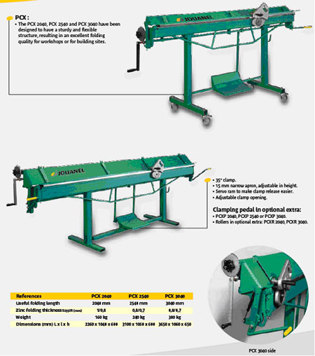 Masini de indoit tabla JOUANEL PCX 2040, PCX 2540, PCX 3040